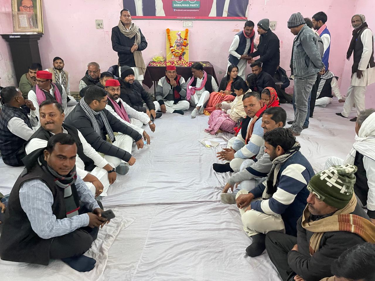 महाराजा खेत सिंह खंगार की जयंती पर सपा का शक्ति प्रदर्शन