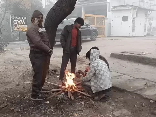 कानपुर में कड़ाके की ठंड