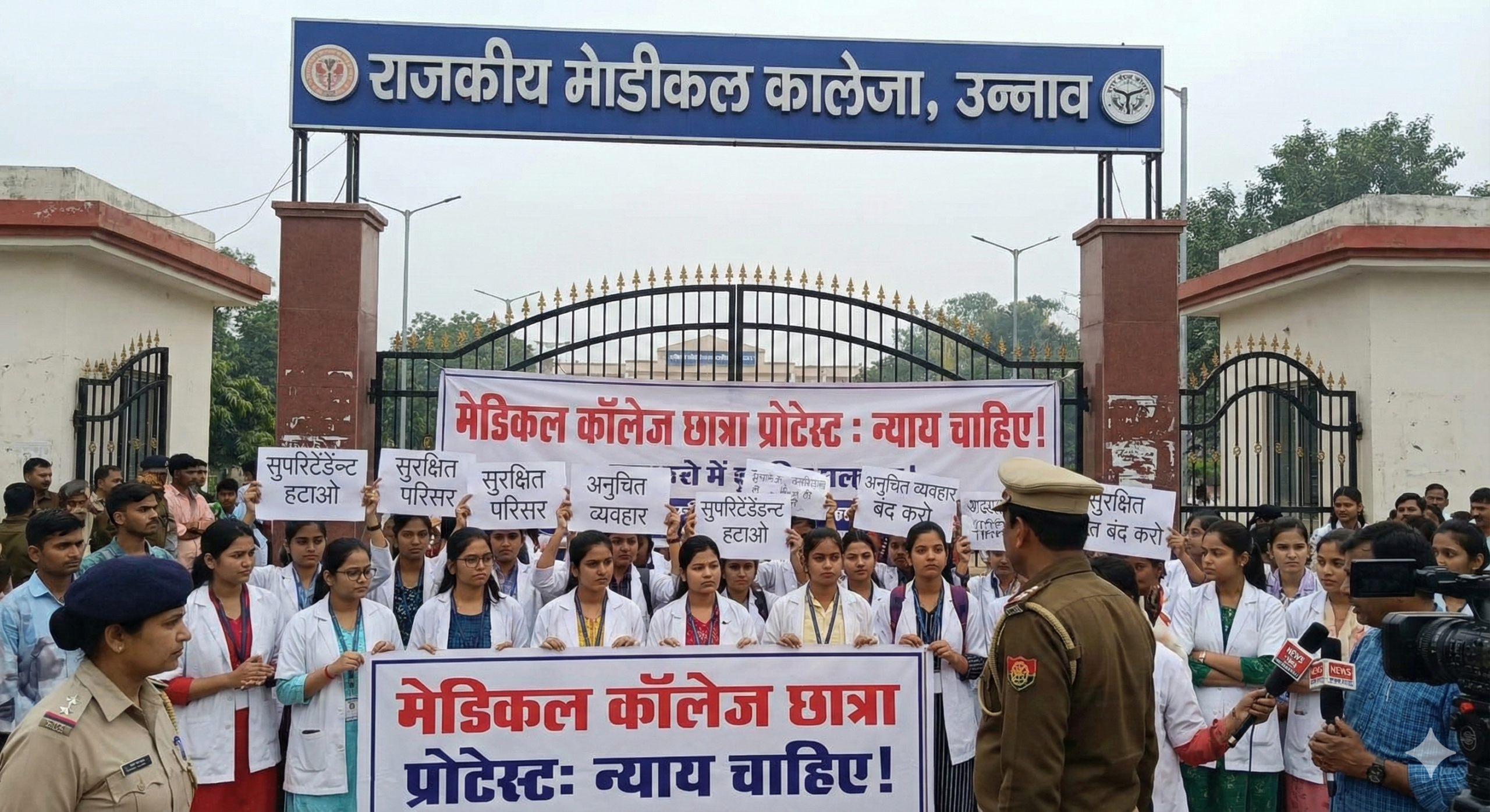 unnao protest